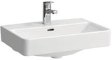LAUFEN PRO S Waschtisch 550x380mm Kompakt mit Überlauf, 1 Hahnloch, Weiß
