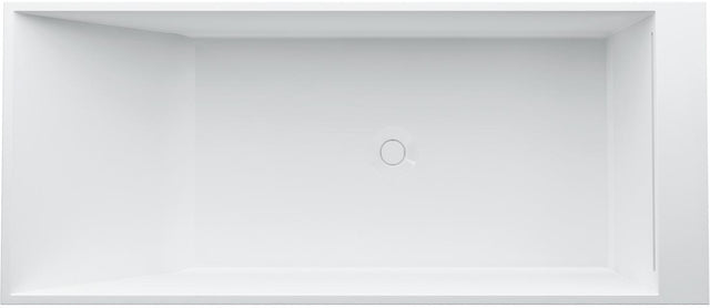 LAUFEN Badewanne KARTELL freistehend 1760x760 mm mit LED-Beleuchtung in Weiß