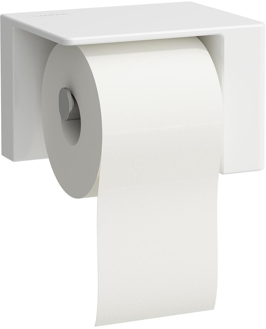 LAUFEN Papierrollenhalter VAL links weiß – Wandmontage Saphirkeramik