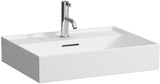 LAUFEN Waschtisch KARTELL 600x460mm Unterbau mit Überlauf, 1 Hahnloch, weiß