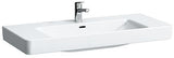 LAUFEN PRO S Aufsatzwaschtisch 1050x460 mm mit Überlauf, 1 Hahnloch, weiß – Vetica Design