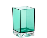 LAUFEN Becher KARTELL BOXY 70 x 70 x 120 mm kristallklar aus Kunststoff