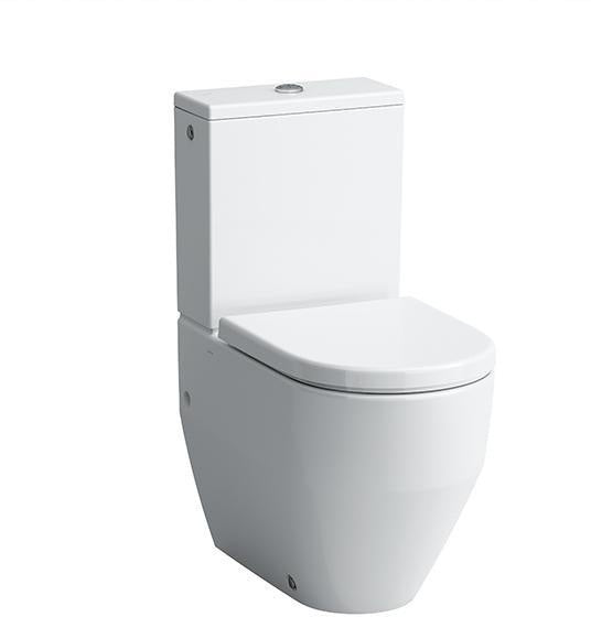 LAUFEN PRO Tiefspül-WC Kombination 650x360x430 mm spülrandlos weiß