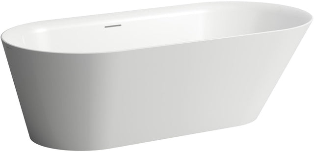 LAUFEN KARTELL freistehende Badewanne 1715 x 815 mm weiß Mineralwerkstoff