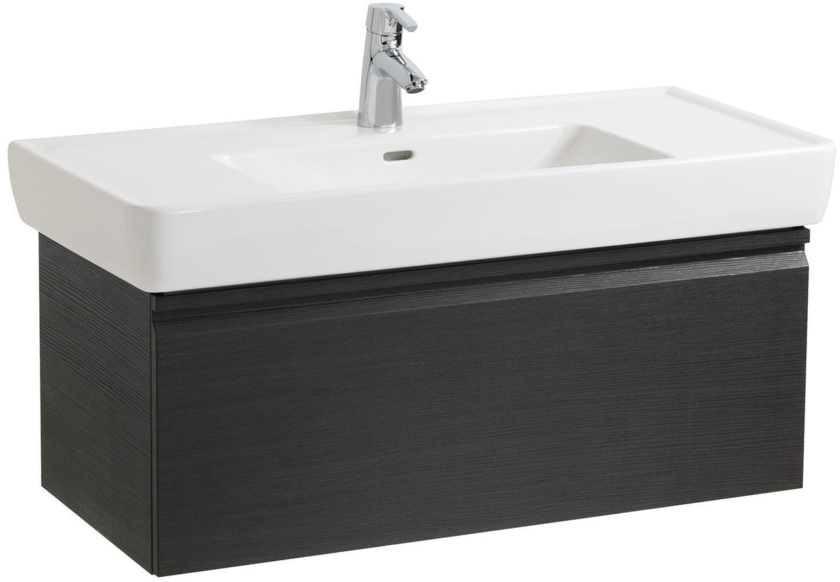 LAUFEN PRO A Waschtischunterbau 450 mm Wenge mit Schublade und Griffmulde