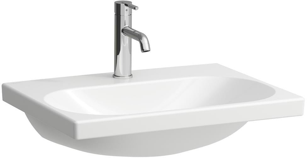 LAUFEN Waschtisch LUA 60x46 cm unterbaufähig mit Überlauf und 1 Hahnloch in Weiß
