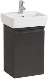 LAUFEN PRO A Waschtischunterbau 380x580x310 mm Wenge mit Tür links und Griffmulde
