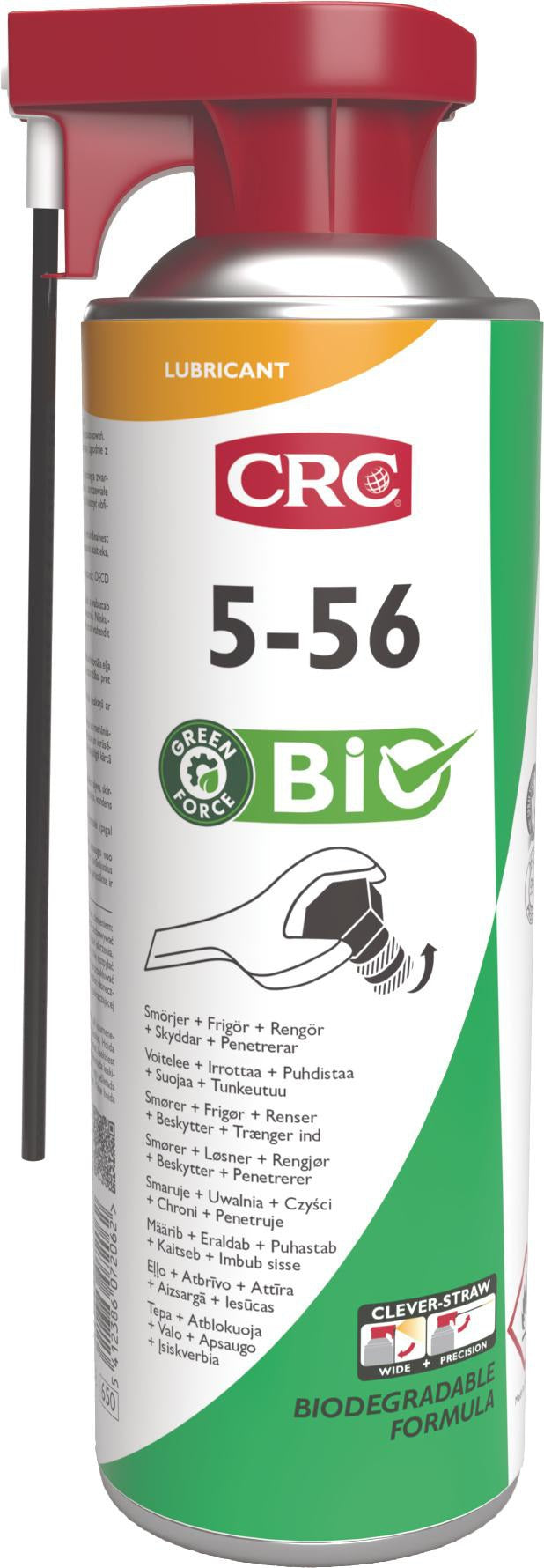 CRC Multifunktionsöl 5-56 BIO 400 ml Spraydose Clever Straw