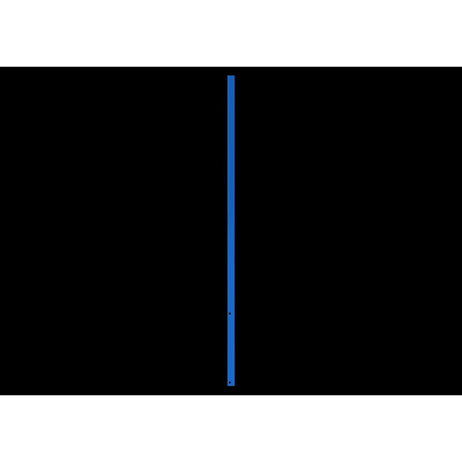 KING TONY Profi-Werkzeuge - Säule für Lochwände kompatibel mit halber Werkstatt - blau 87D11071AKB