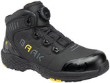 BAAK Sicherheitsstiefel Alexander S3S ESD – Mikrofaser, schwarz/gelb, Gr. 38