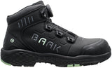 BAAK Damensicherheitsstiefel Alessia S3S ESD Mikrofaser/TPU – Schwarz/Grün