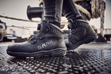 BAAK Damensicherheitsstiefel Alessia S3S ESD Mikrofaser/TPU – Schwarz/Grün