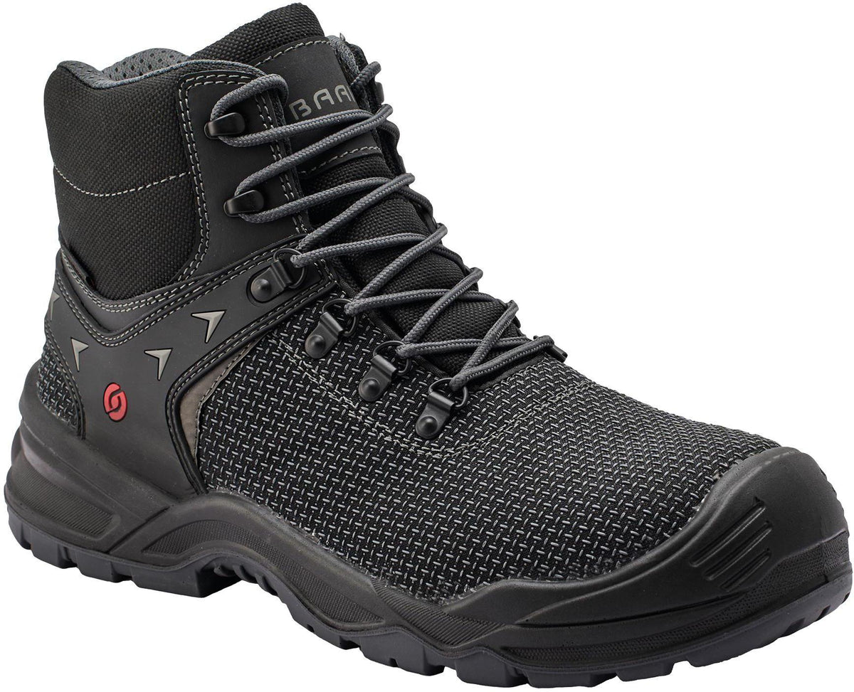 BAAK Sicherheitsstiefel Brandon S7S FO LG SR ESD – Putek-Textil, Stahlkappe, Gr. 38