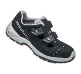 BAAK Sicherheitssandale Hardy Mikrofaser S1P SRC ESD in Schwarz/Grau, Gr. 40