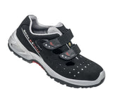 BAAK Sicherheitssandale Hardy Mikrofaser S1P SRC ESD in Schwarz/Grau, Gr. 40