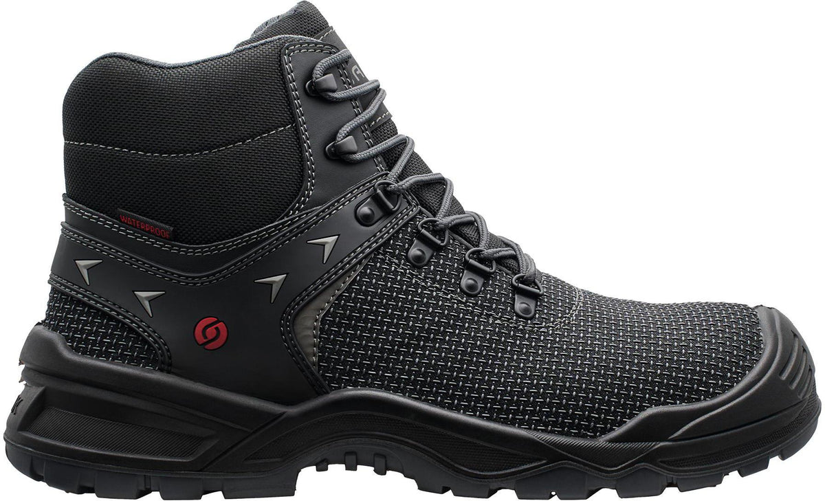 BAAK Sicherheitsstiefel Brandon S7S FO LG SR ESD – Putek-Textil, Stahlkappe, Gr. 38