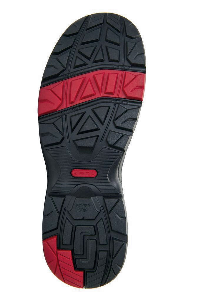 BAAK Sicherheitsstiefel Braxton S3 HI HRO SRC mit BOA® Fit System, Rindleder, schwarz/rot
