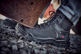 BAAK Sicherheitsstiefel Brandon S7S FO LG SR ESD – Putek-Textil, Stahlkappe, Gr. 38