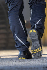 BAAK Sicherheitsstiefel Alexander S3S ESD – Mikrofaser, schwarz/gelb, Gr. 38