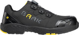BAAK Sicherheitsschuh Alex S3S ESD – Mikrofaser, schwarz/gelb, Gr. 38