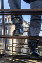 BAAK Sicherheitsstiefel Alexander S3S ESD – Mikrofaser, schwarz/gelb, Gr. 38