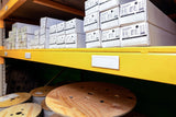 DURABLE Etikettentasche 100 x 38 mm selbstklebend transparent – scannertauglich & dokumentenecht