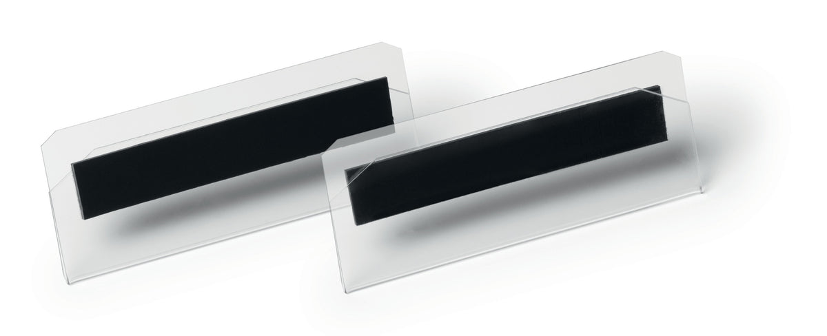 DURABLE Etikettentasche 100x38 mm transparent magnetisch für Metallflächen