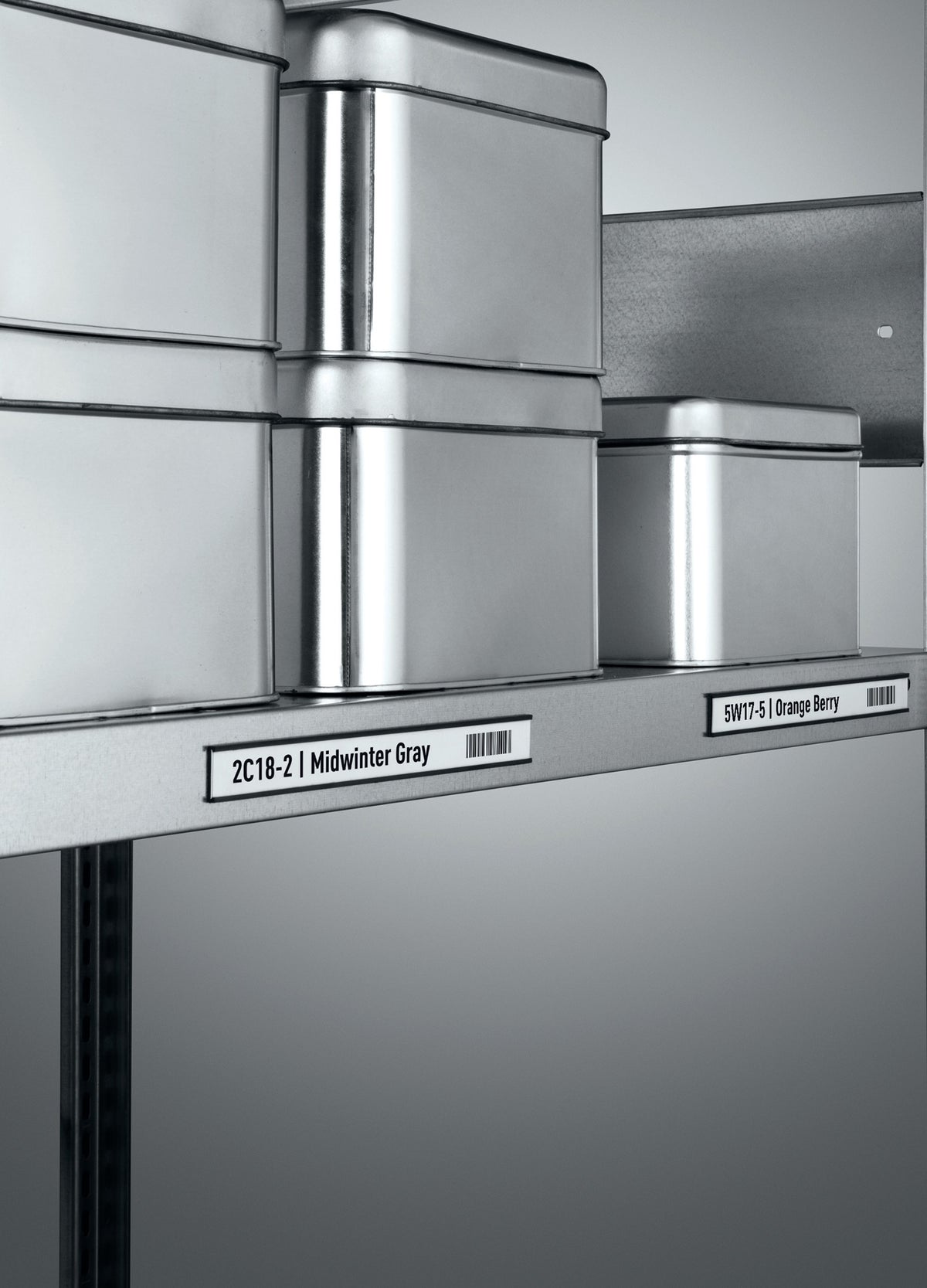 DURABLE Etikettenhalter 200x20 mm C-Profil magnetisch – 5 Stück inkl. DIN A5 Beschriftungsbogen