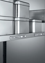 DURABLE Etikettenhalter 200x20 mm C-Profil magnetisch – 5 Stück inkl. DIN A5 Beschriftungsbogen