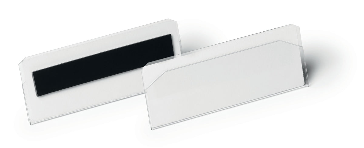 DURABLE Etikettentasche 100x38 mm transparent magnetisch für Metallflächen