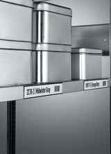 DURABLE Etikettenhalter 200x20 mm C-Profil magnetisch – 5 Stück inkl. DIN A5 Beschriftungsbogen