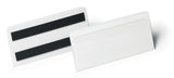 DURABLE Etikettentasche 100x38 mm transparent magnetisch für Metallflächen