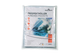 DURABLE Prospekthülle PREMIUM glasklar für Format A4, 235x15 mm, mit Lochrandverstärkung
