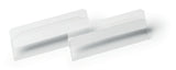 DURABLE Etikettentasche 100 x 38 mm selbstklebend transparent – scannertauglich & dokumentenecht