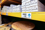 DURABLE Etikettentasche 100 x 38 mm selbstklebend transparent – scannertauglich & dokumentenecht