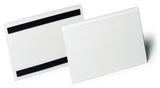 DURABLE Etikettentasche 100x38 mm transparent magnetisch für Metallflächen