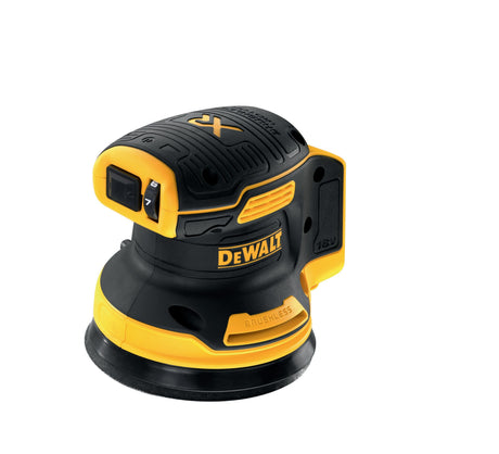 DEWALT Akku-Exzenterschleifer DCW210NT 18/54V 125mm – Bürstenloser Motor & elektronische Drehzahlregulierung