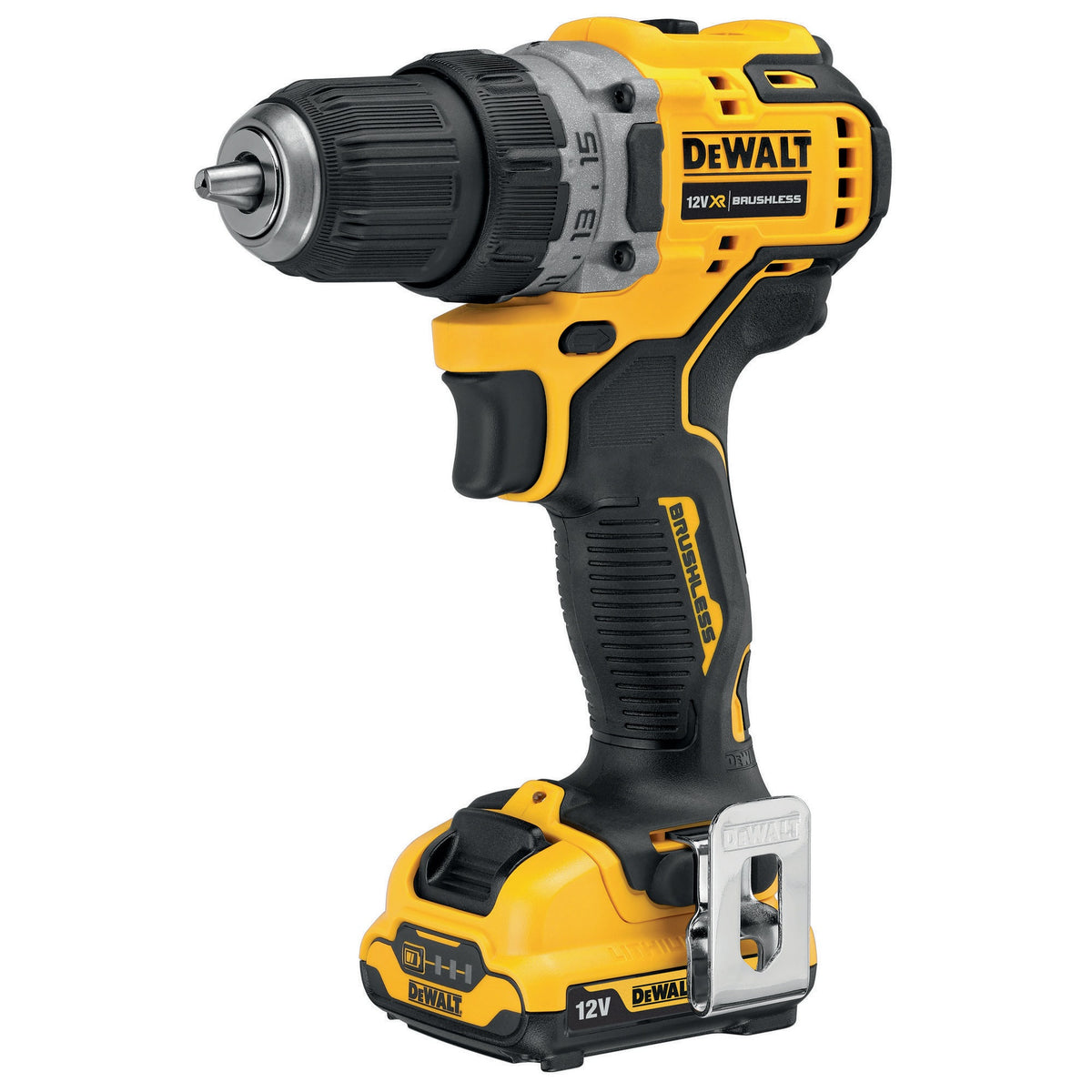 DEWALT Akku-Bohrschrauber DCD701D2 12V 2Ah bürstenlos 1,5-10mm