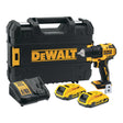 DEWALT Akku-Bohrschrauber DCD708D2T 18V 2Ah, bürstenloser Motor, 65 Nm, 1,5-13 mm