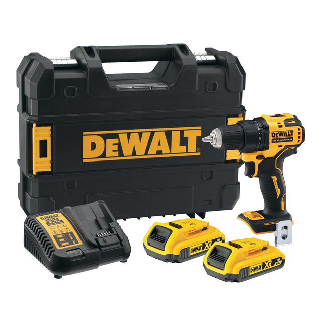 DEWALT Akku-Bohrschrauber DCD708D2T 18V 2Ah, bürstenloser Motor, 65 Nm, 1,5-13 mm