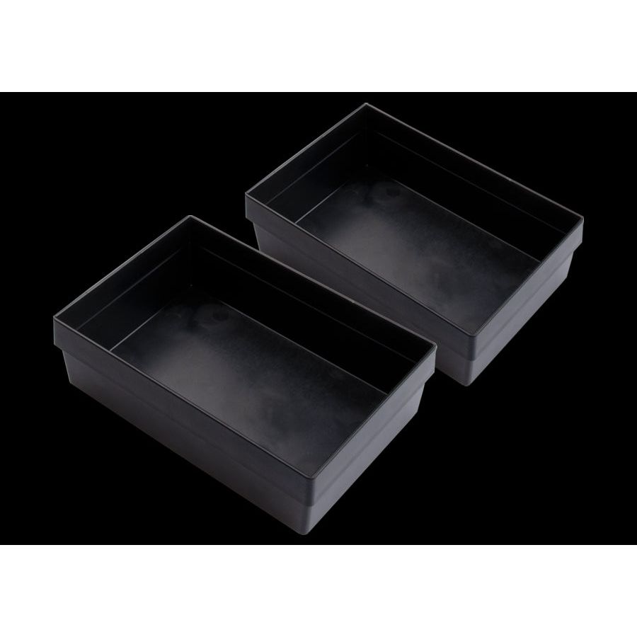 KING TONY Profi-Werkzeuge - Stauraumkisten 140 x 93 x 43 mm - 2 tlg. 84700002BS2