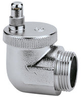 CALEFFI Aercal 504 Automatischer Schnellentlüfter 1/2" AG – Verchromt mit Aquastop