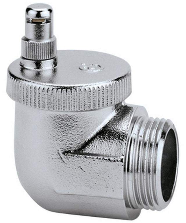 CALEFFI Aercal 504 Automatischer Schnellentlüfter 1/2" AG – Verchromt mit Aquastop
