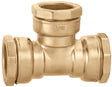 CALEFFI T-Verschraubung 20 mm für PE-Kunststoffrohr, Messing, Serie 864, 16 bar