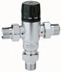 CALEFFI Thermomischer 521 einstellbar, verchromt, 3/4" AG, 30-65 °C
