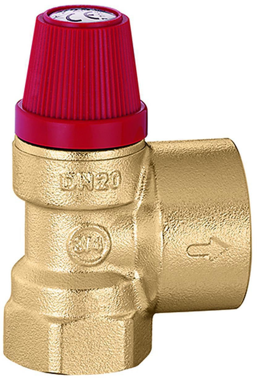 CALEFFI Membran-Sicherheitsventil 530 3/4" x 1" 3 bar für Heizungsanlagen
