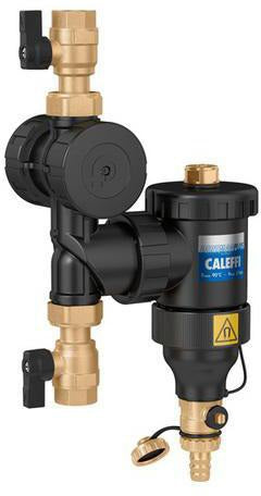 CALEFFI Schlammabscheider Dirtmag Plus 1 1/4" IG mit Magnet – kontinuierlicher Schutz für Hydraulikkreisläufe