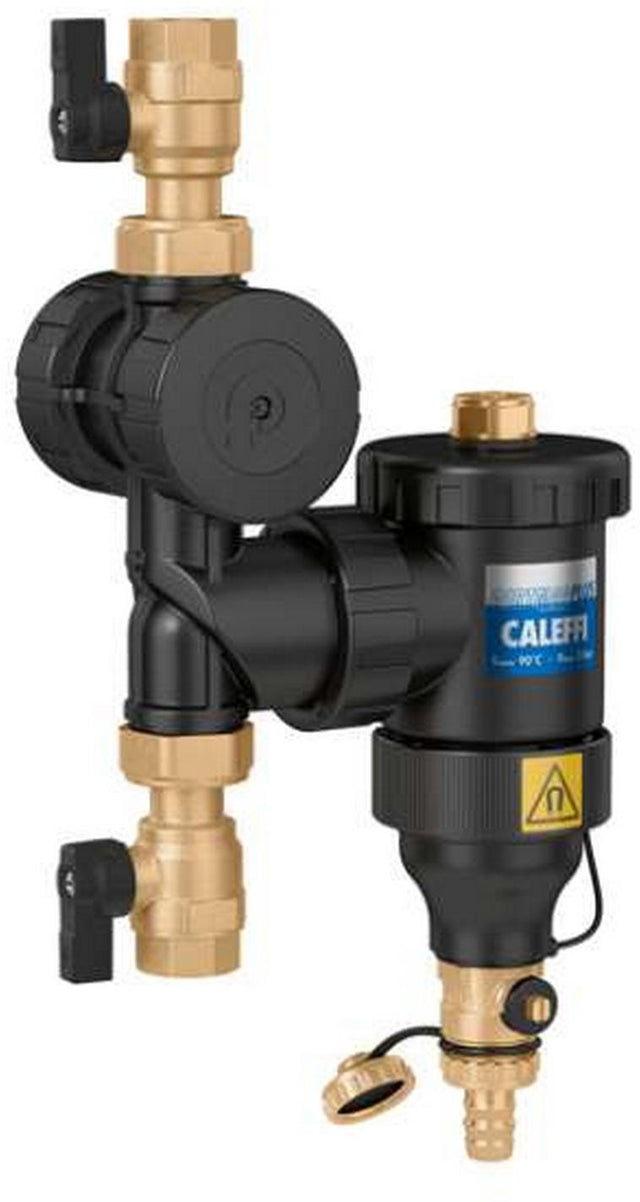 CALEFFI Schlammabscheider DIRTMAGPLUS mit Magnet, 3/4" – kontinuierlicher Schutz für Hydraulikkreisläufe