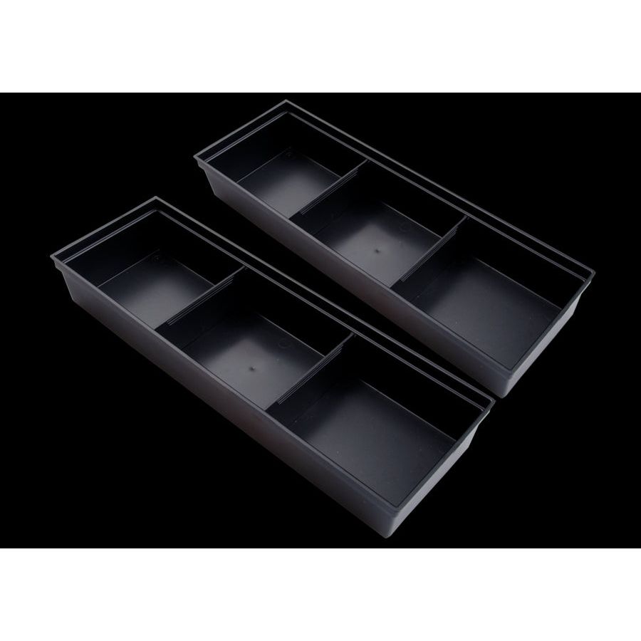 KING TONY Profi-Werkzeuge - Stauraumkisten 278 x 87 x 43 mm - 2 tlg. 84700011BS2