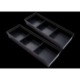 KING TONY Profi-Werkzeuge - Stauraumkisten 278 x 87 x 43 mm - 2 tlg. 84700011BS2